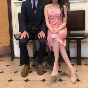 [EUC] Pink Midi Dress